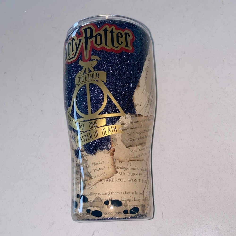 Harry‎ Potter Themed Tumbler with Blue and Gold Design 30oz